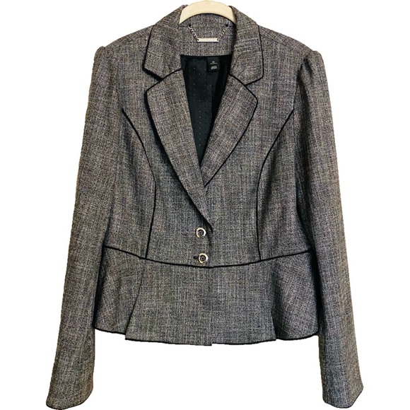 White House Black Market Jackets & Blazers - WHBM Black and White Blazer Business Jacket Size 12